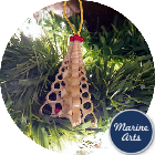 8286 - Festive Decor - Screw Shell Christmas Tree